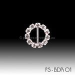 Embellishment | Buckle Round, BDR01, 10x10mm, A Grade Czech Crystal Diamantes for maximum sparkle | PaperSource