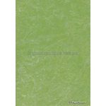 Batik Metallic | Leaf Green with Silver 120gsm Handmade Recycled A4 paper | PaperSource