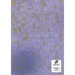 Orientals | Vine Pastel Lilac with Gold highlights on Handmade, Recycled, Pearlescent paper | PaperSource