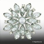 Embellishment | Brooch Crystal, 54x54mm, A Grade Czech Crystal Diamantes for maximum sparkle | PaperSource