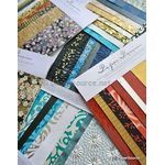 Passion Pack Crafty Mix | A mix of papers from our Flocked, Foiled, Embossed and patterned papers. 9 sheets in each pack and every pack different! | PaperSource