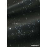 Japanese Tairei Hikari Black with Silver fibres. A smooth, laser printable 86gsm paper | PaperSource