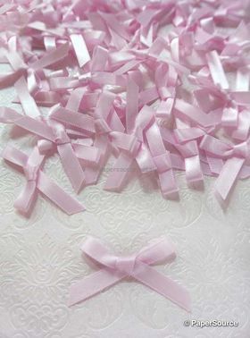 Bow - Icy Pink Satin 6mm | PaperSource