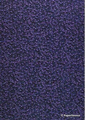 Embossed Pebble Violet Purple pearlescent, 1 sided colour, A4 handmade recycled paper